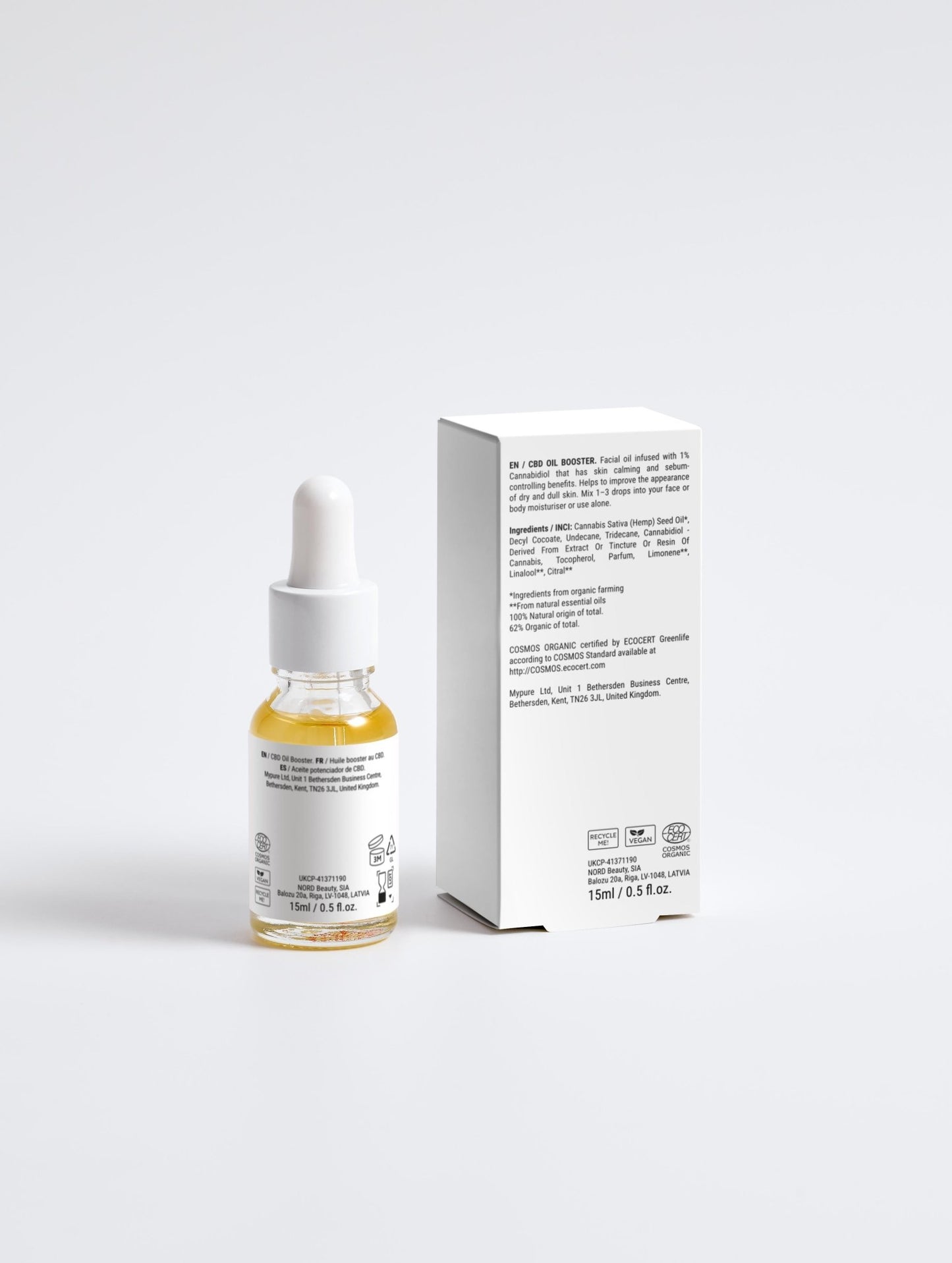 Calming Facial Oil bottle on table – BIORÉSSENCE
