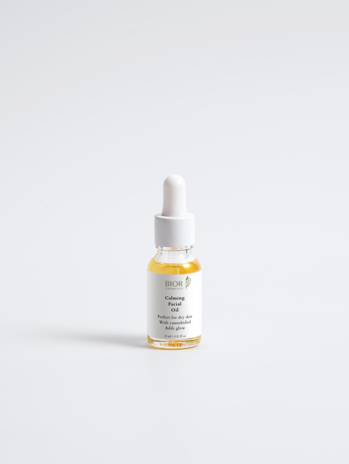 Calming Facial Oil bottle on table – BIORÉSSENCE