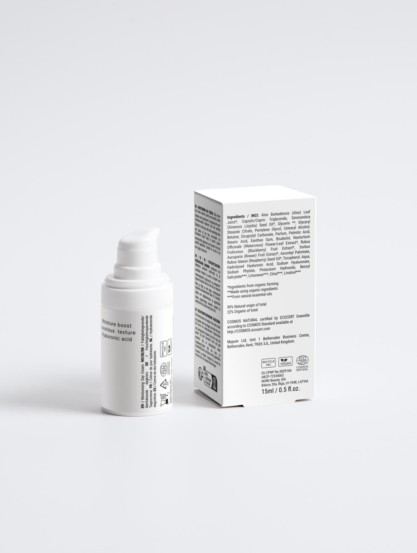 Moisturising Day Cream – jar and box