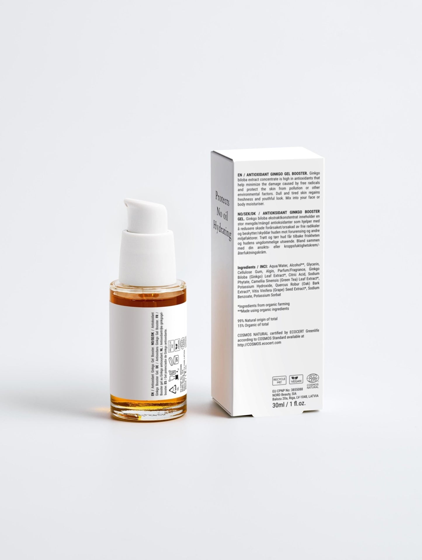 “Antioxidant Ginkgo Gel Booster – BIORÉSSENCE”