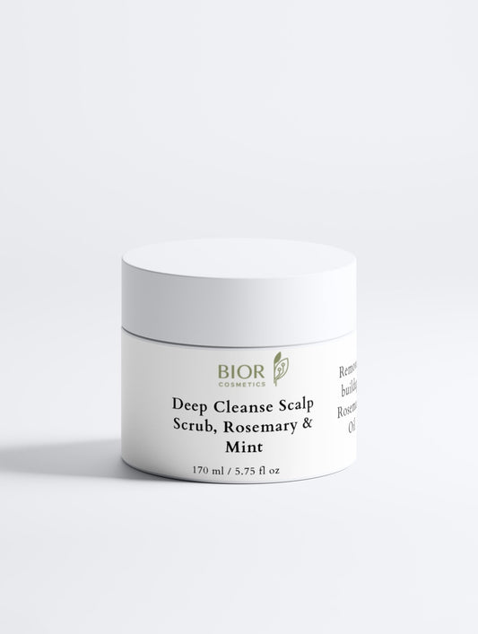 Deep Cleanse Scalp Scrub, Rosemary & Mint – BIORÉSSENCE