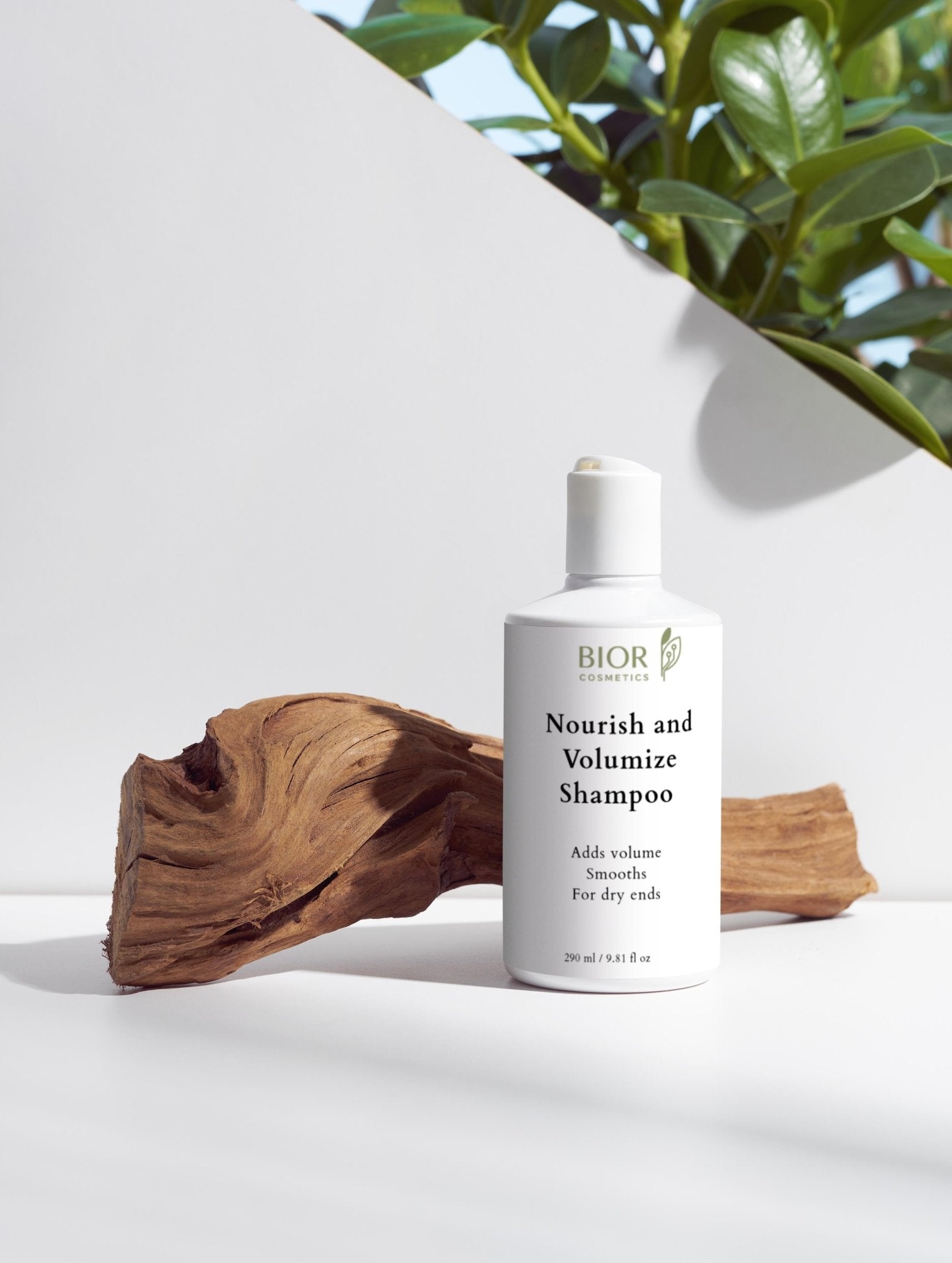 Nourish and Volumize Shampoo adding body and softness